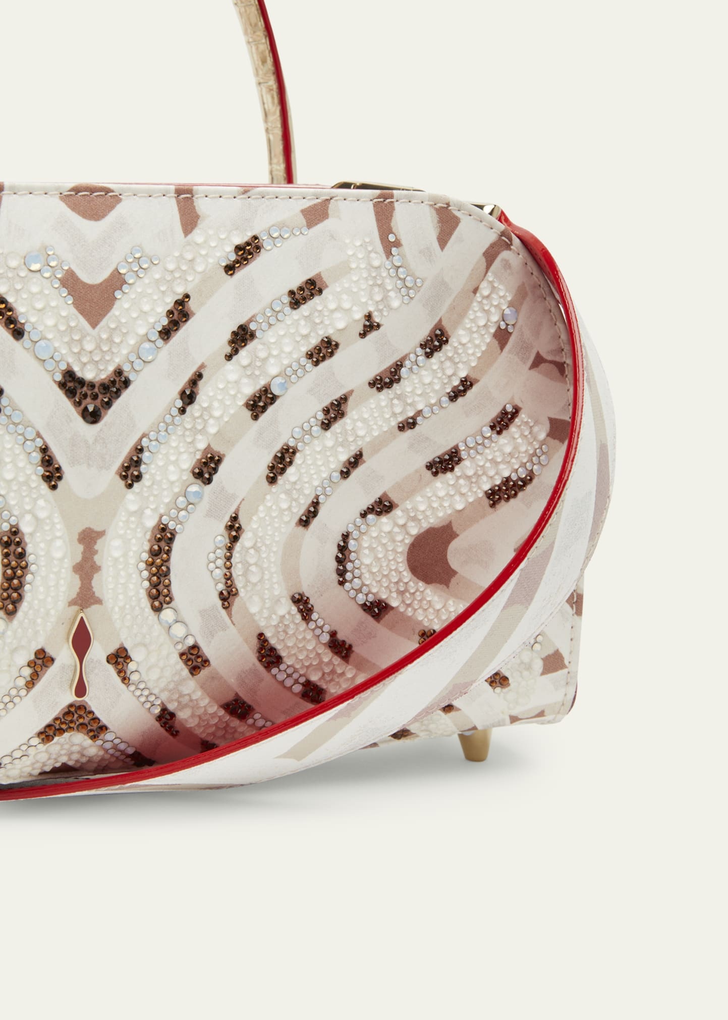 Eloise Top-Handle Bag in Gaagal Mirror Strass Leather - 4