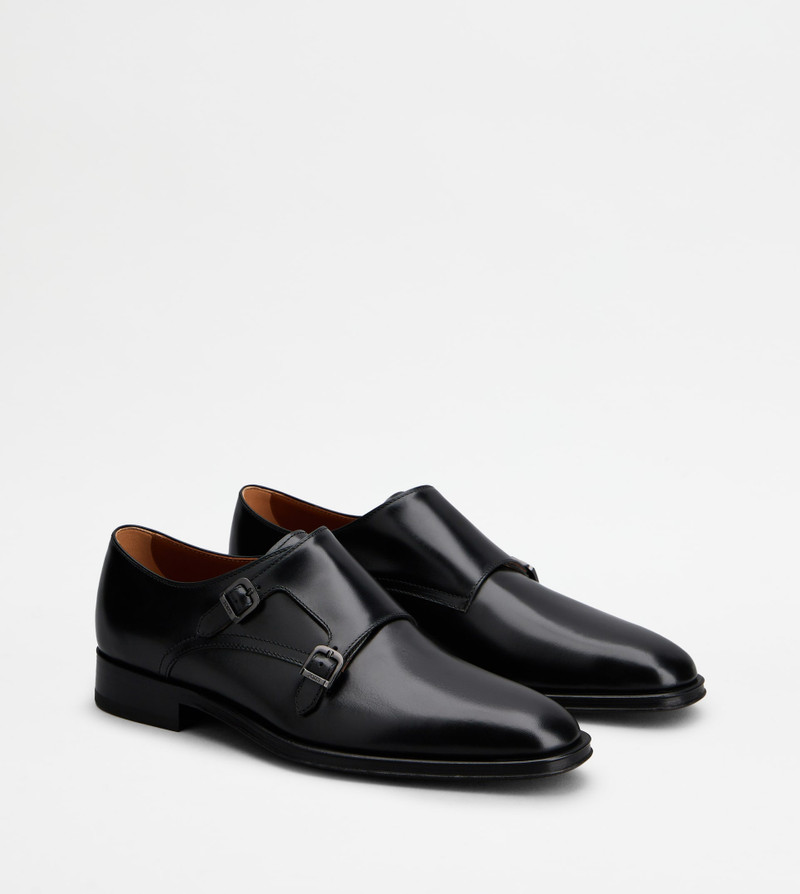 MONKSTRAPS IN LEATHER - BLACK 2