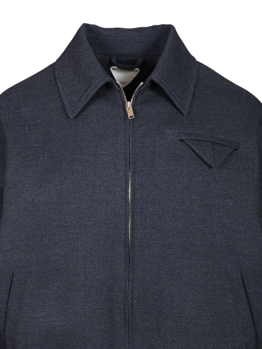 Melange Wool Jacket Jackets Blue - 4