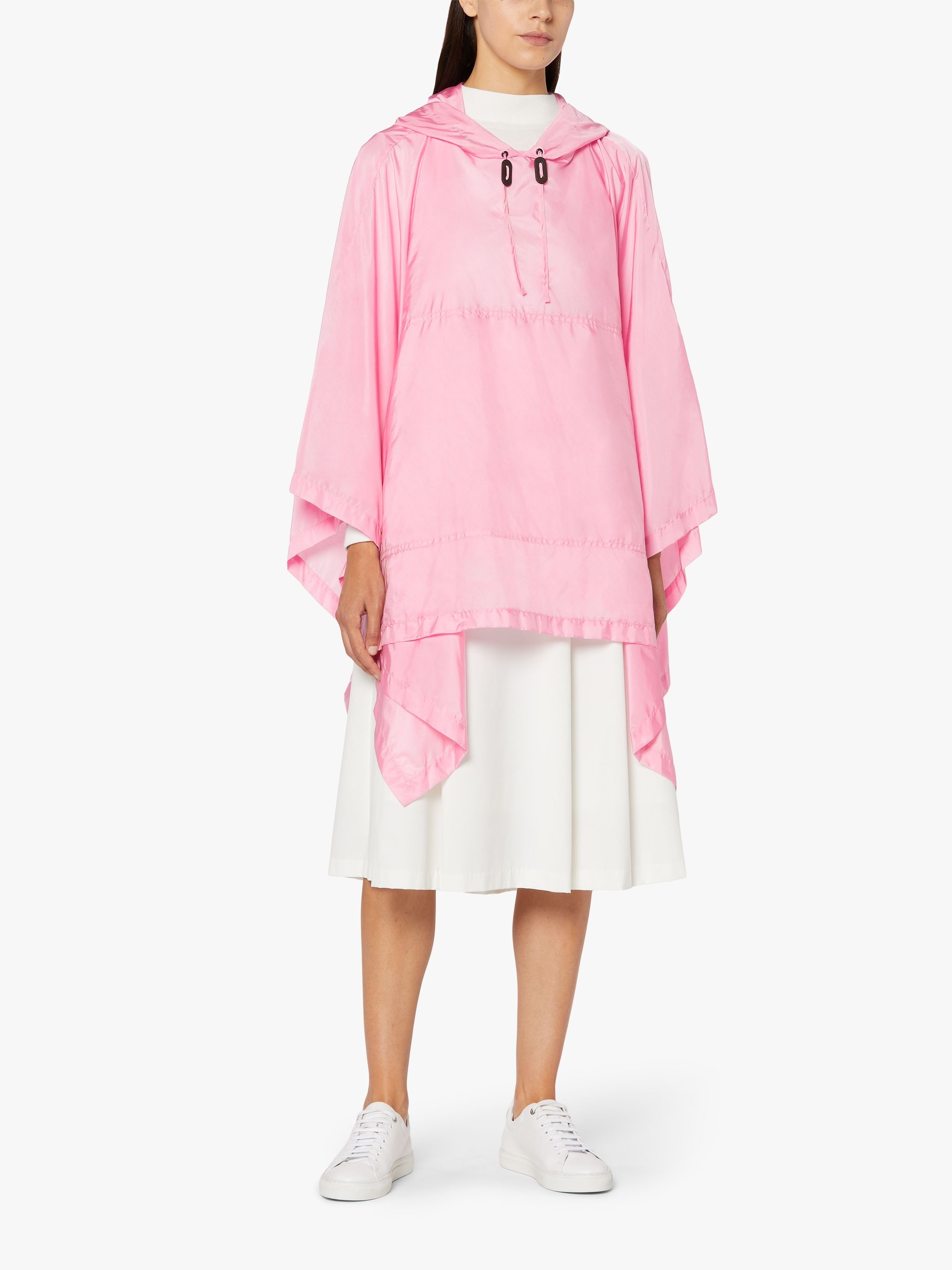 ALNESS PINK NYLON HOODED PONCHO | LMC-063 - 2