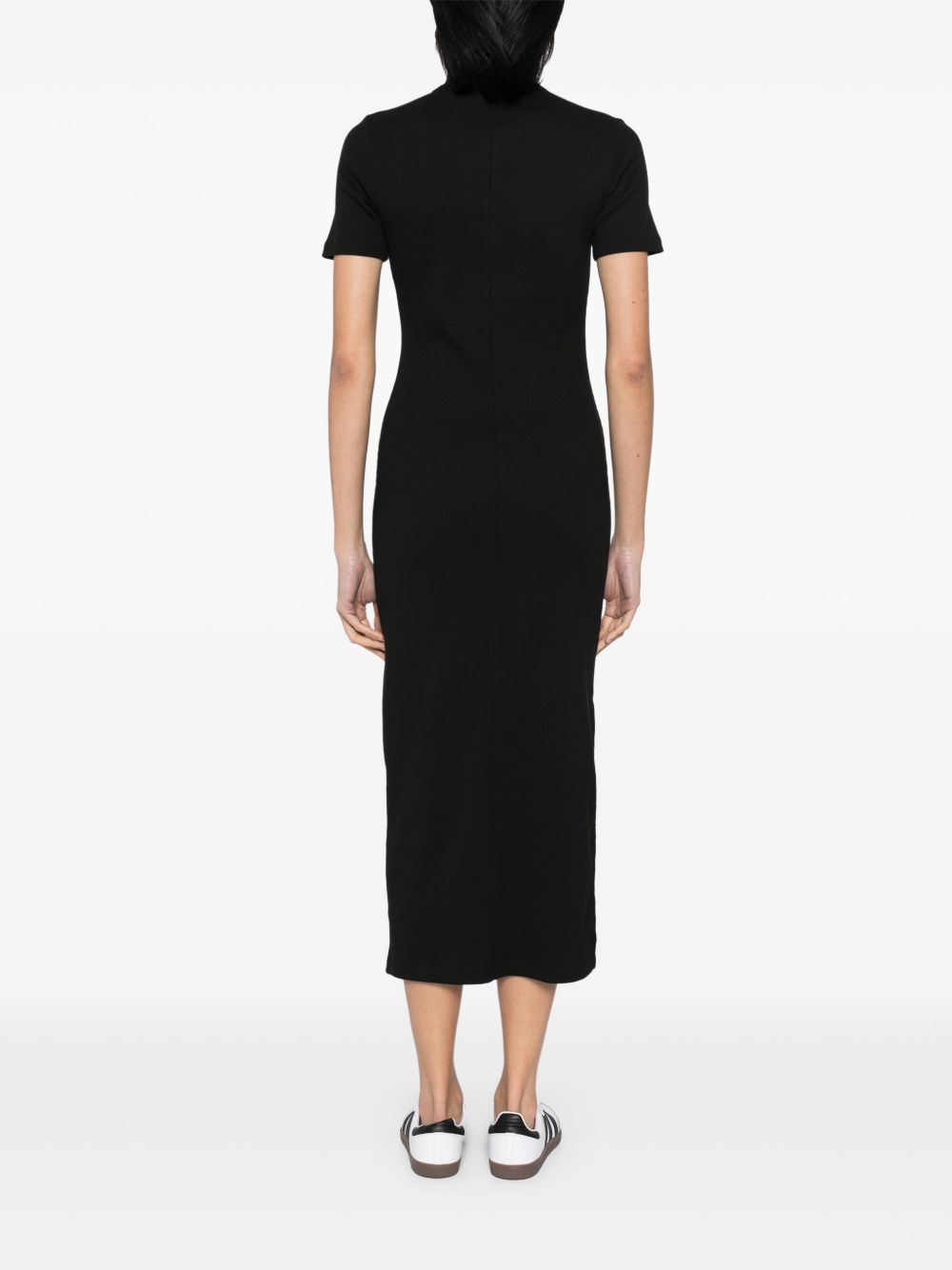 cotton ribbed dress - 4