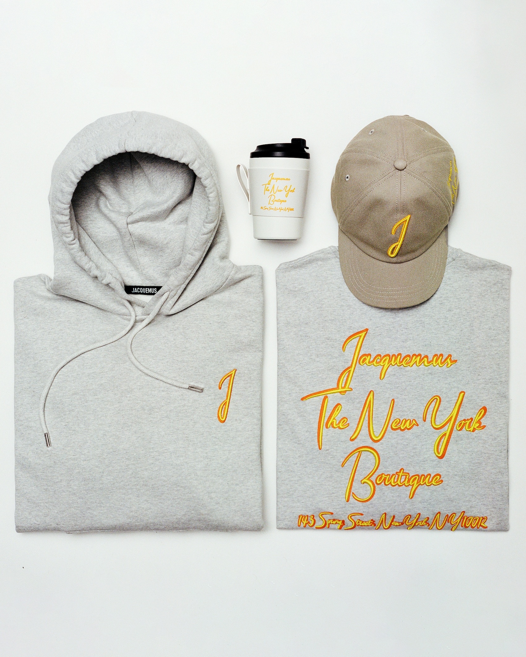 パーカー・フーディ Jacquemus Men's Classic Logo Hoodie Khaki 22H226JS210 Jacquemus Classic Logo Hoodie 'Light Khaki' - Jacquemus