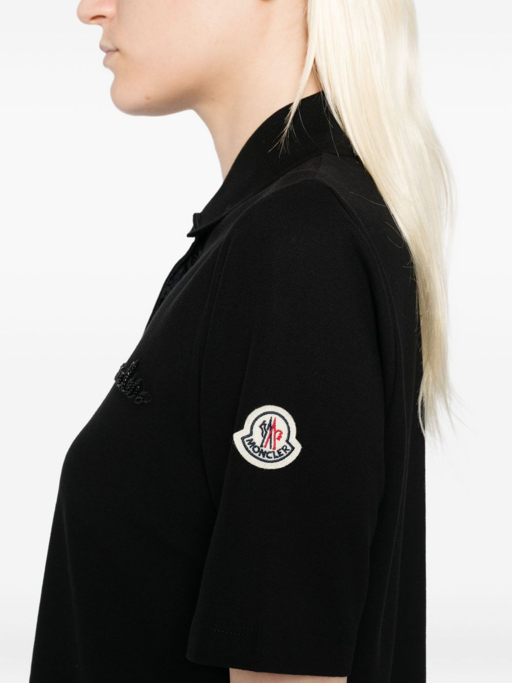 logo-embroidered polo shirt - 5