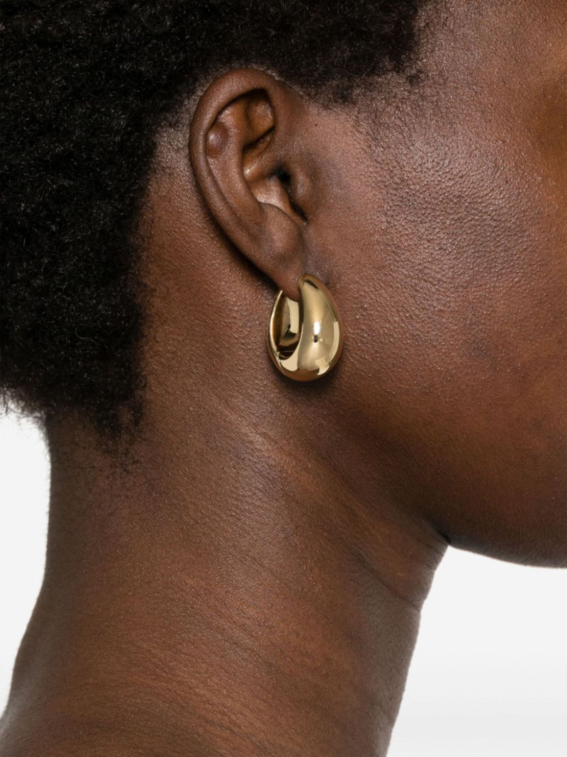 TOM WOOD large Ice Hoop earrings outlook