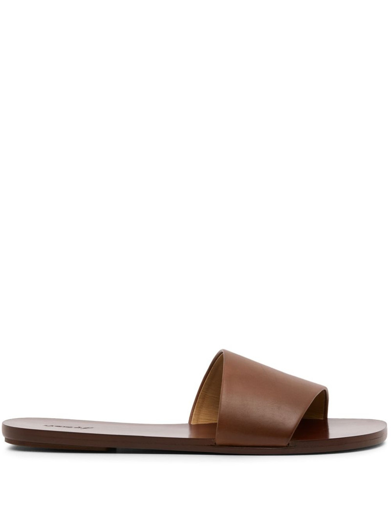 leather slides 1