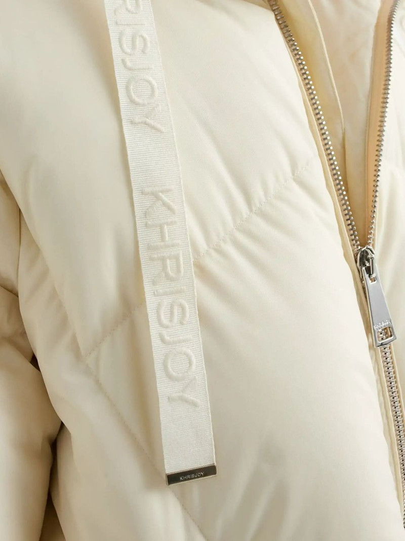 hooded zip-fastening coat 5