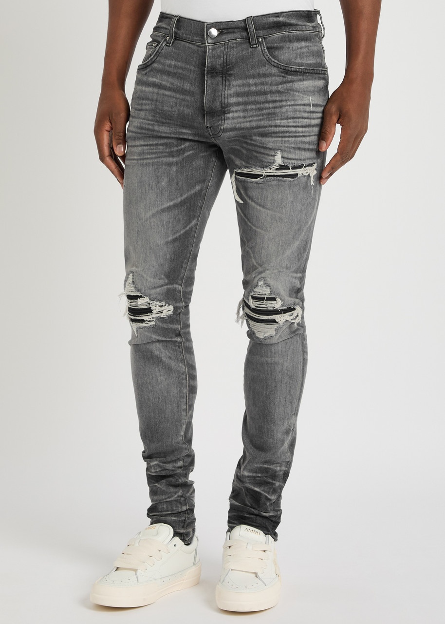 Amiri MX1 Ripped Slim-leg Jeans - 2