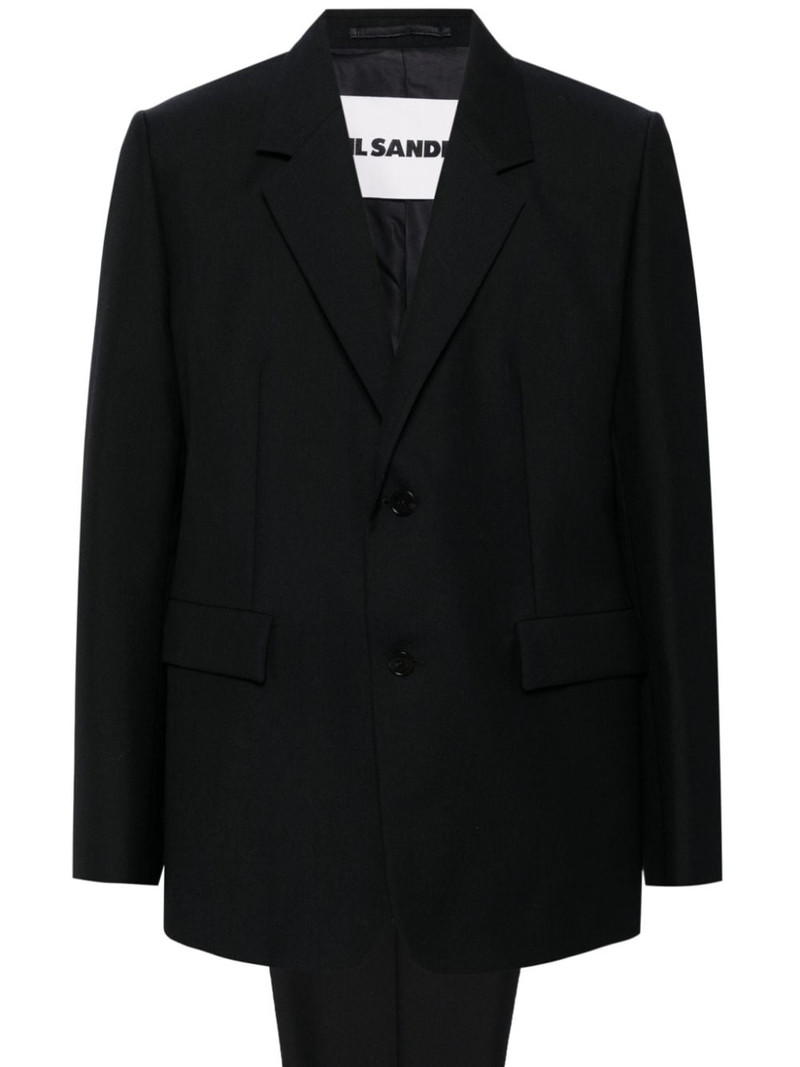 single-breasted relaxed fit tailored suit 1