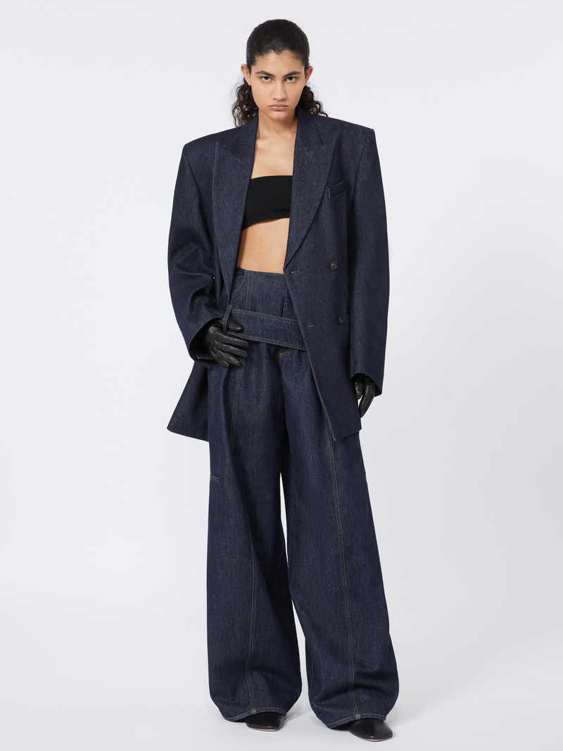 Sportmax ANCELLA1234 Comfort-fit denim blazer - RUNWAY outlook