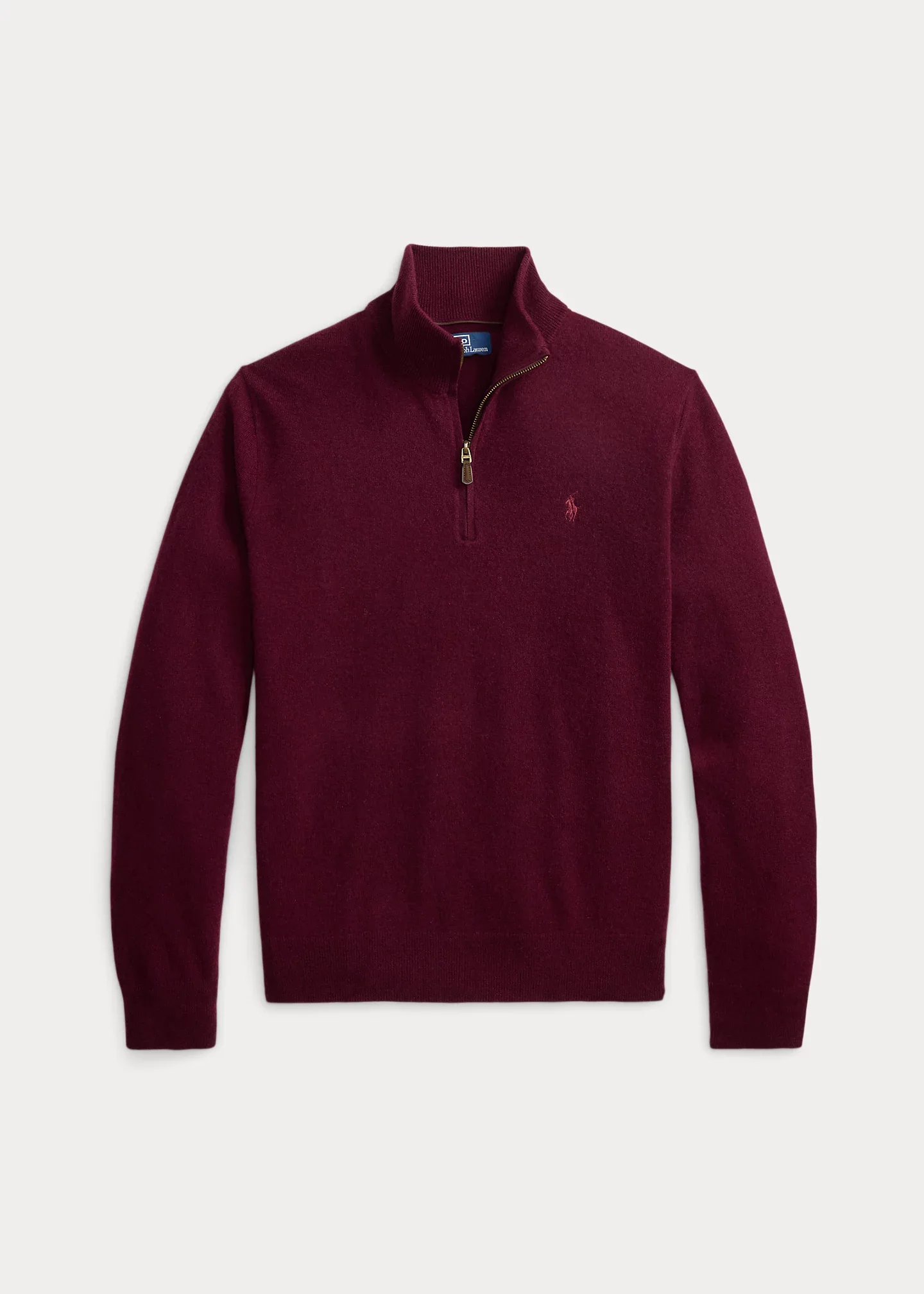 Wool Quarter-Zip Sweater - 1
