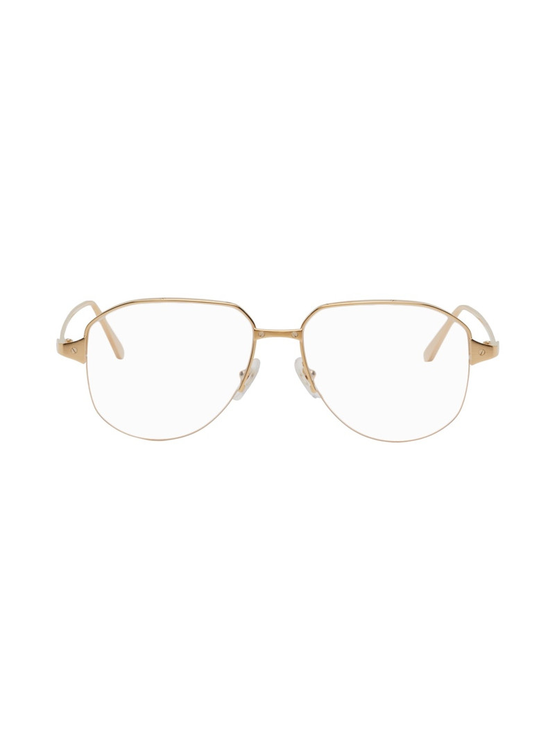 Gold Aviator Glasses 1