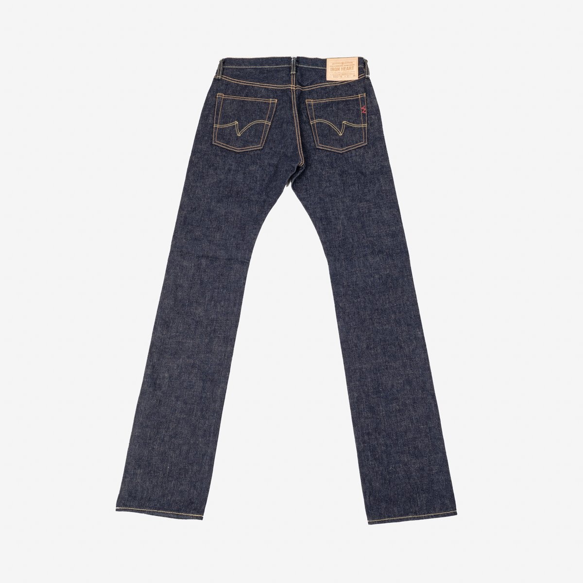 IH-555S-18 18oz Vintage Selvedge Denim Super Slim Cut Jeans - Indigo - 5
