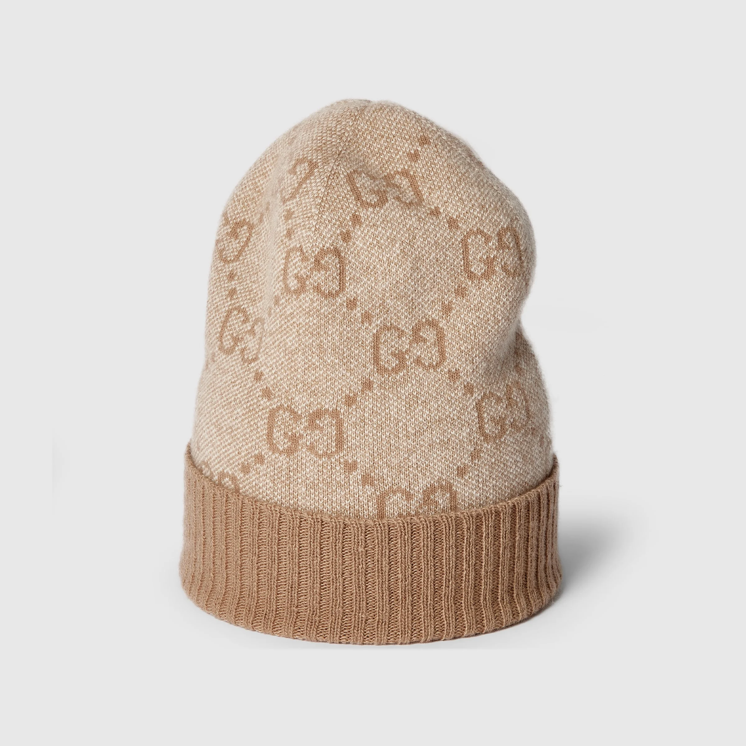 GG cashmere lamé hat - 1
