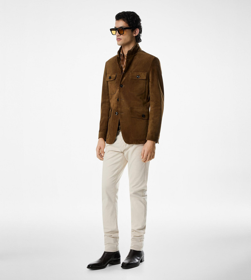 TOM FORD CASHMERE SUEDE MILITARY JACKET outlook