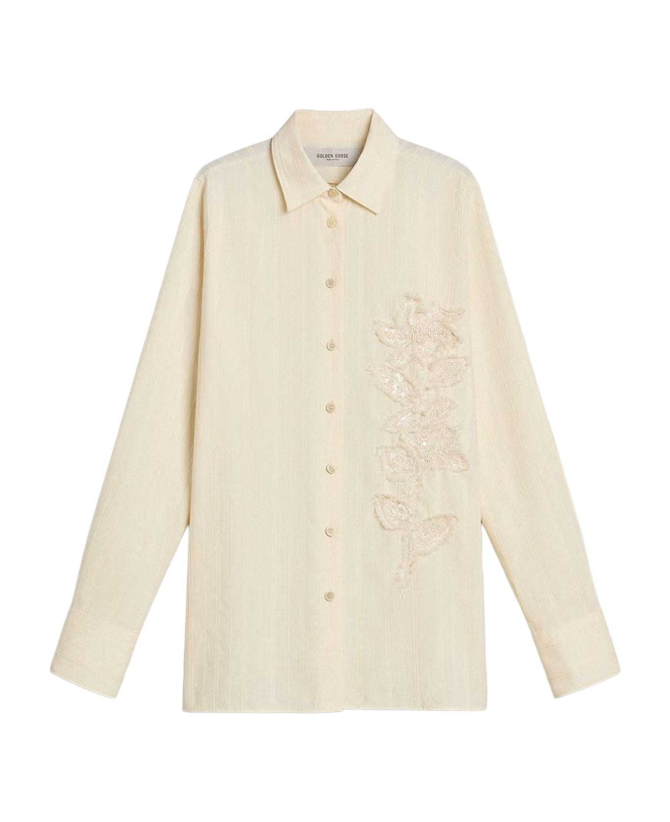 Cotton Shirt With Sequins - 1