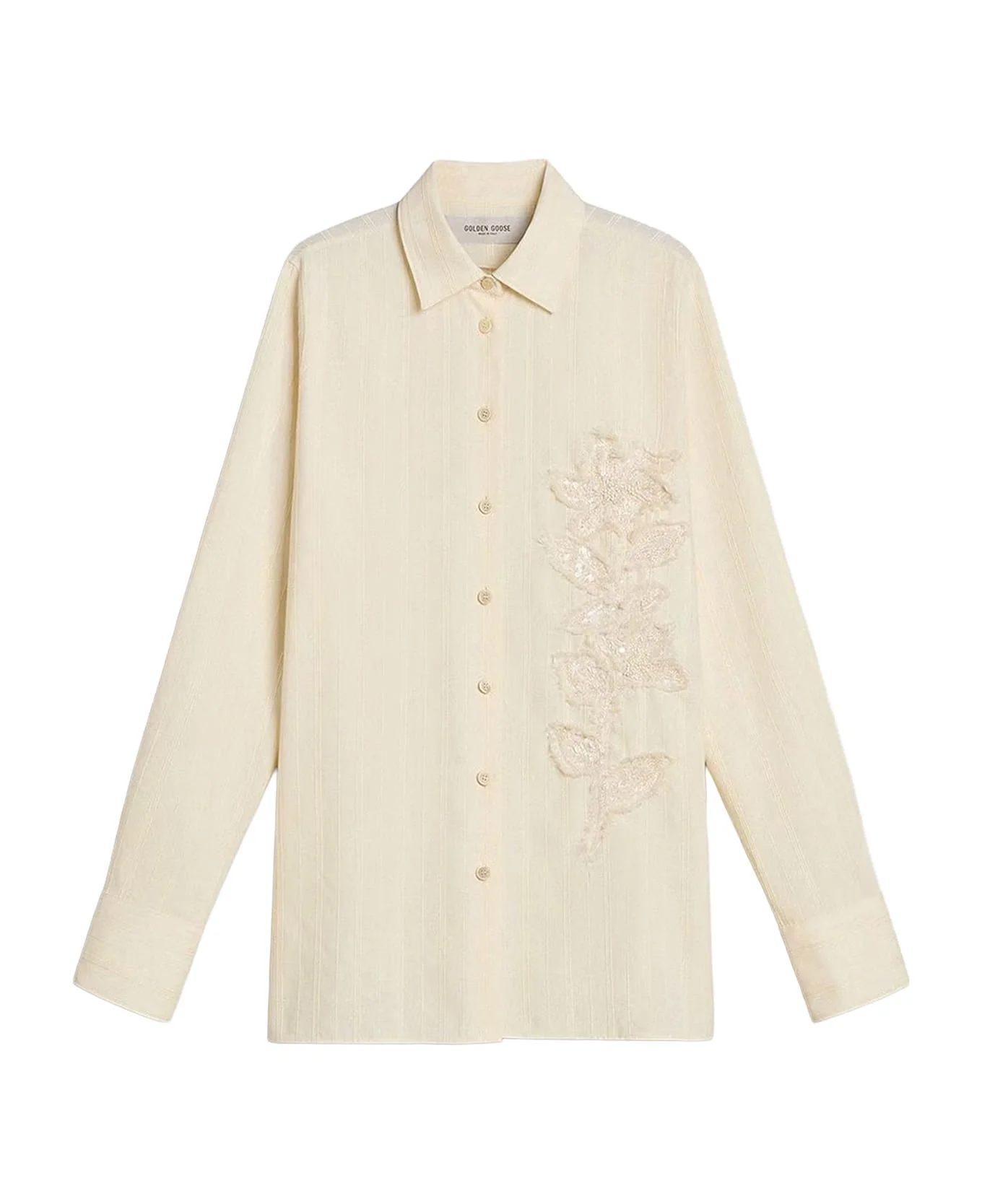 Cotton Shirt With Sequins - 1