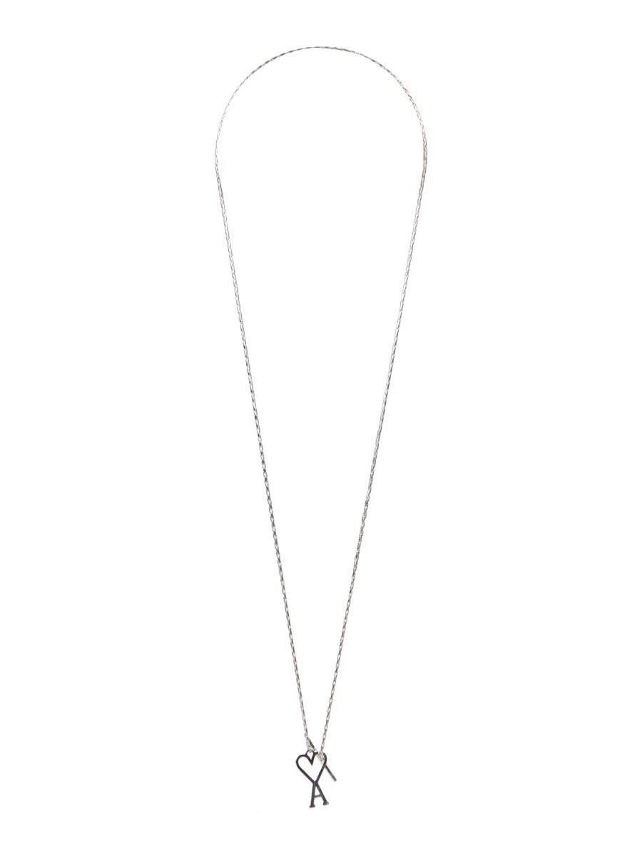 AMI PARIS AMI DE COEUR LOGO NECKLACE UNISEX - 1