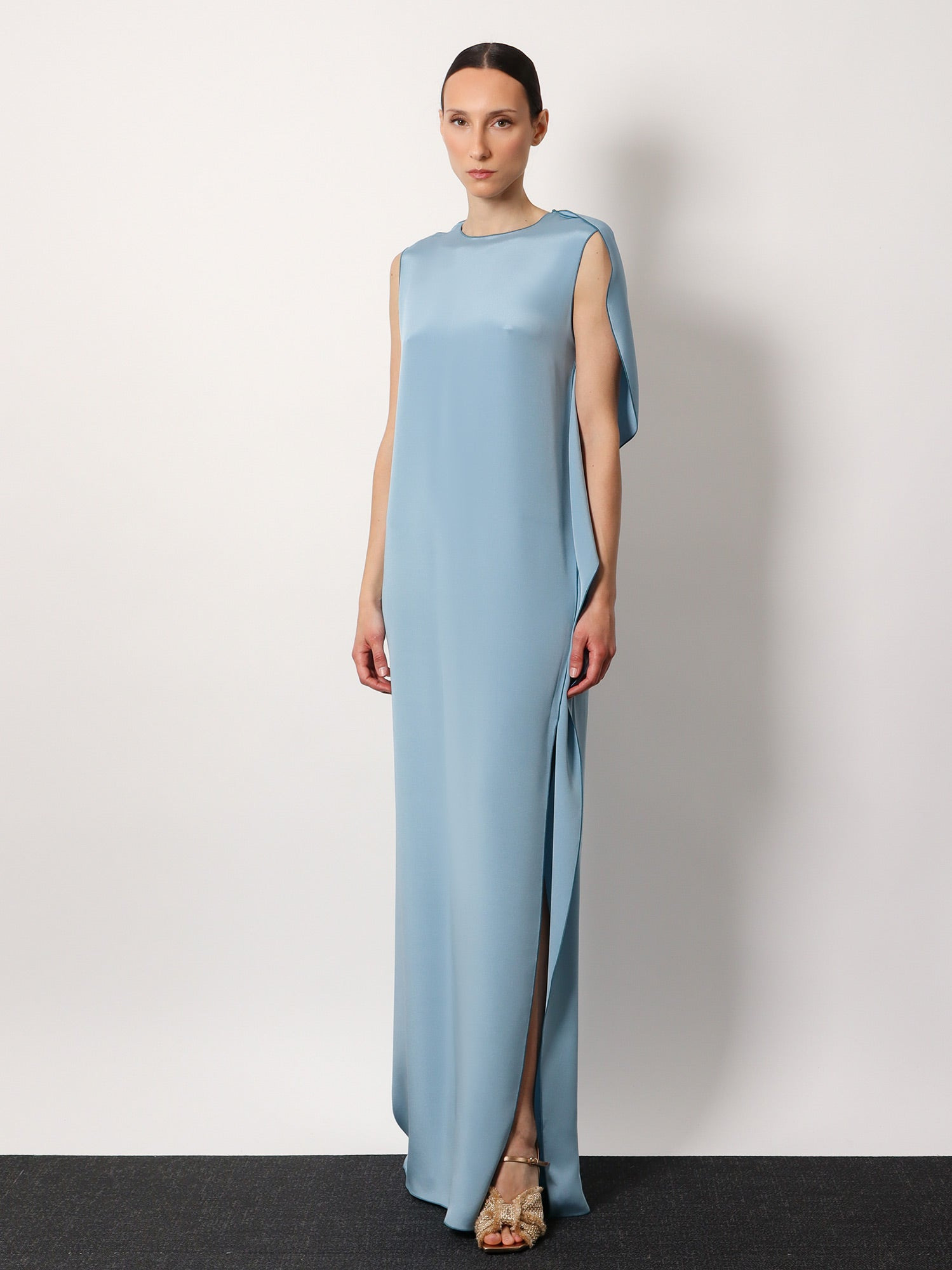 Odessa Silk Long Dress - 2