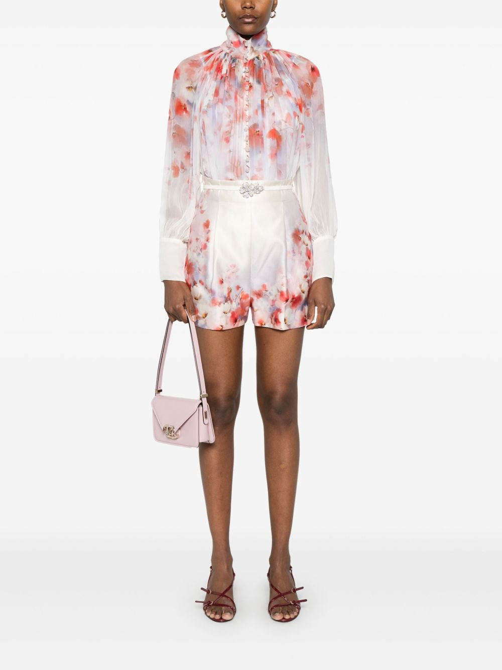 crush smock blouse - 2