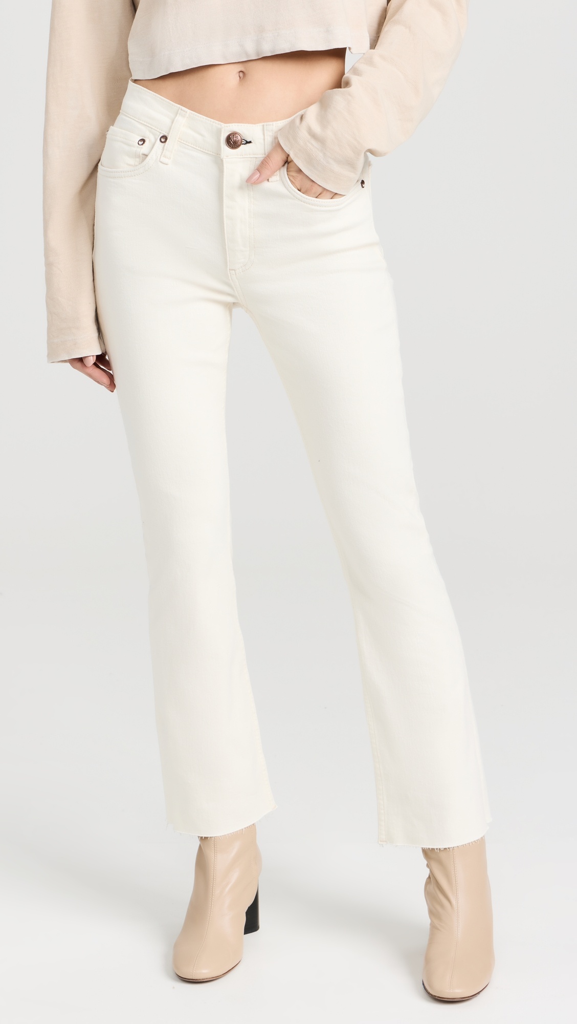 Peyton Ankle Bootcut Jeans - 1