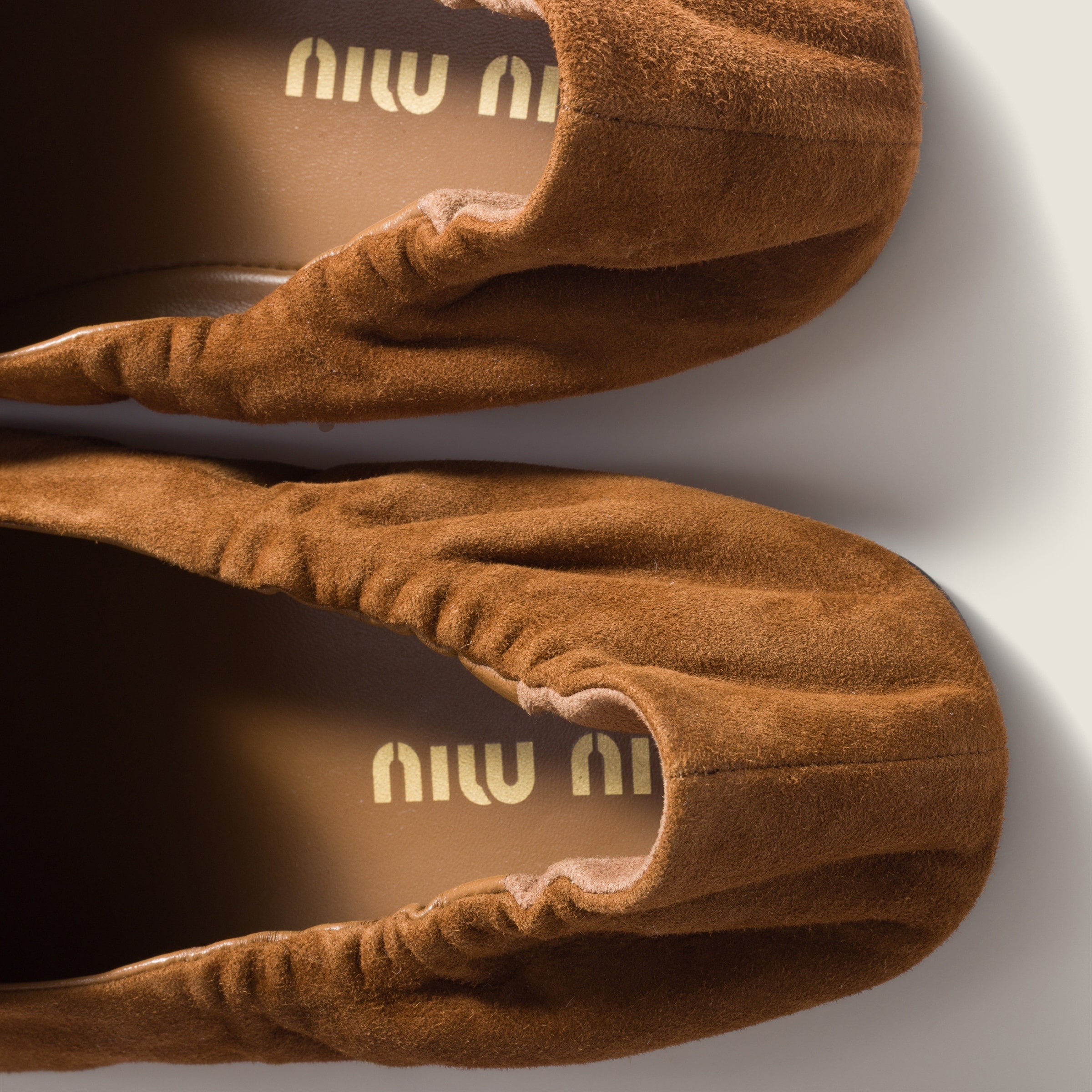 Ruches suede loafers - 3