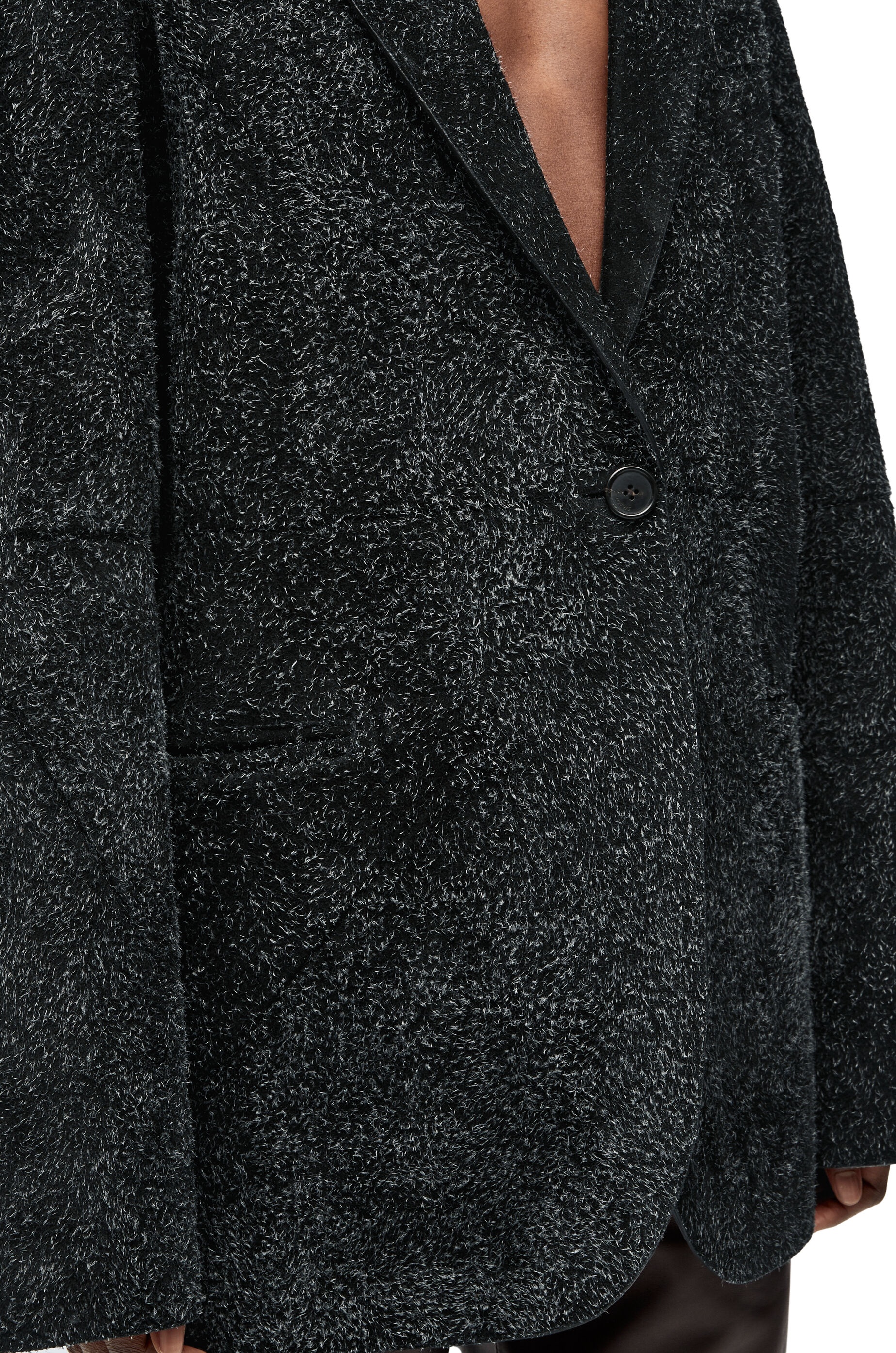 Tailored jacket in suede calfskin - 5