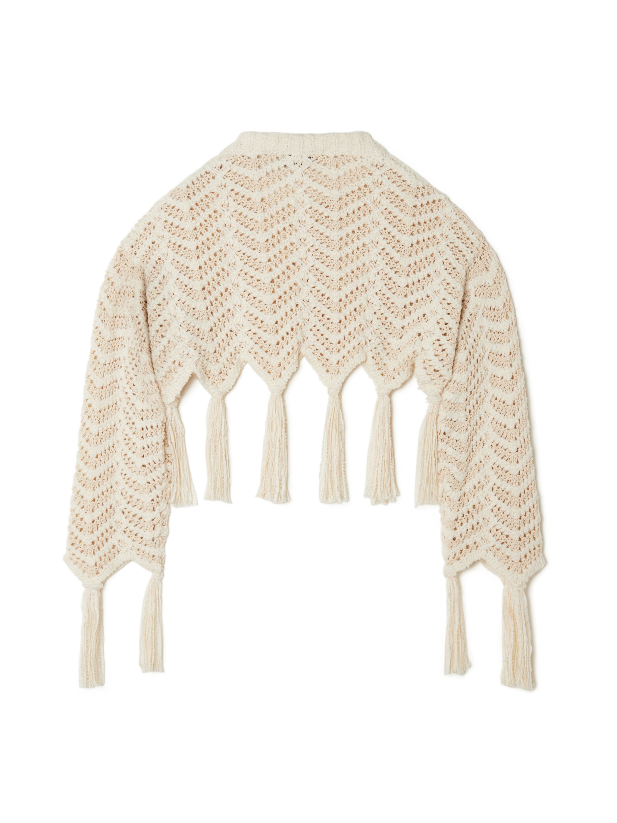 Natural Chevron Sweater - 3