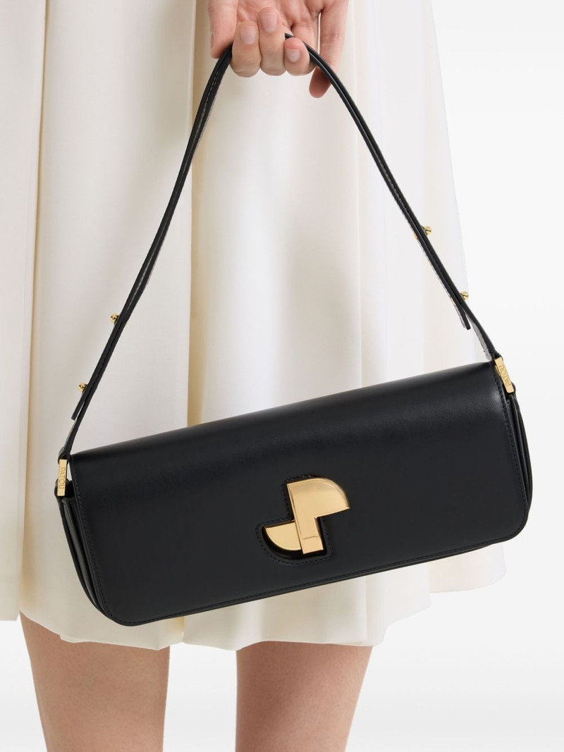 PATOU Le Lock leather shoulder bag outlook