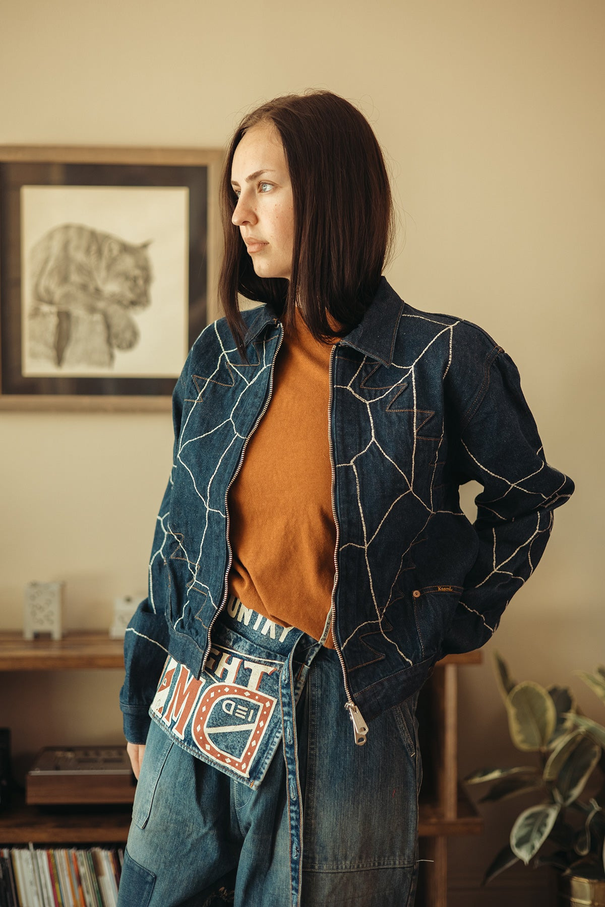 13oz Denim Blouson (KOUNTRY DREAM CATCH Remake) - Indigo - 2