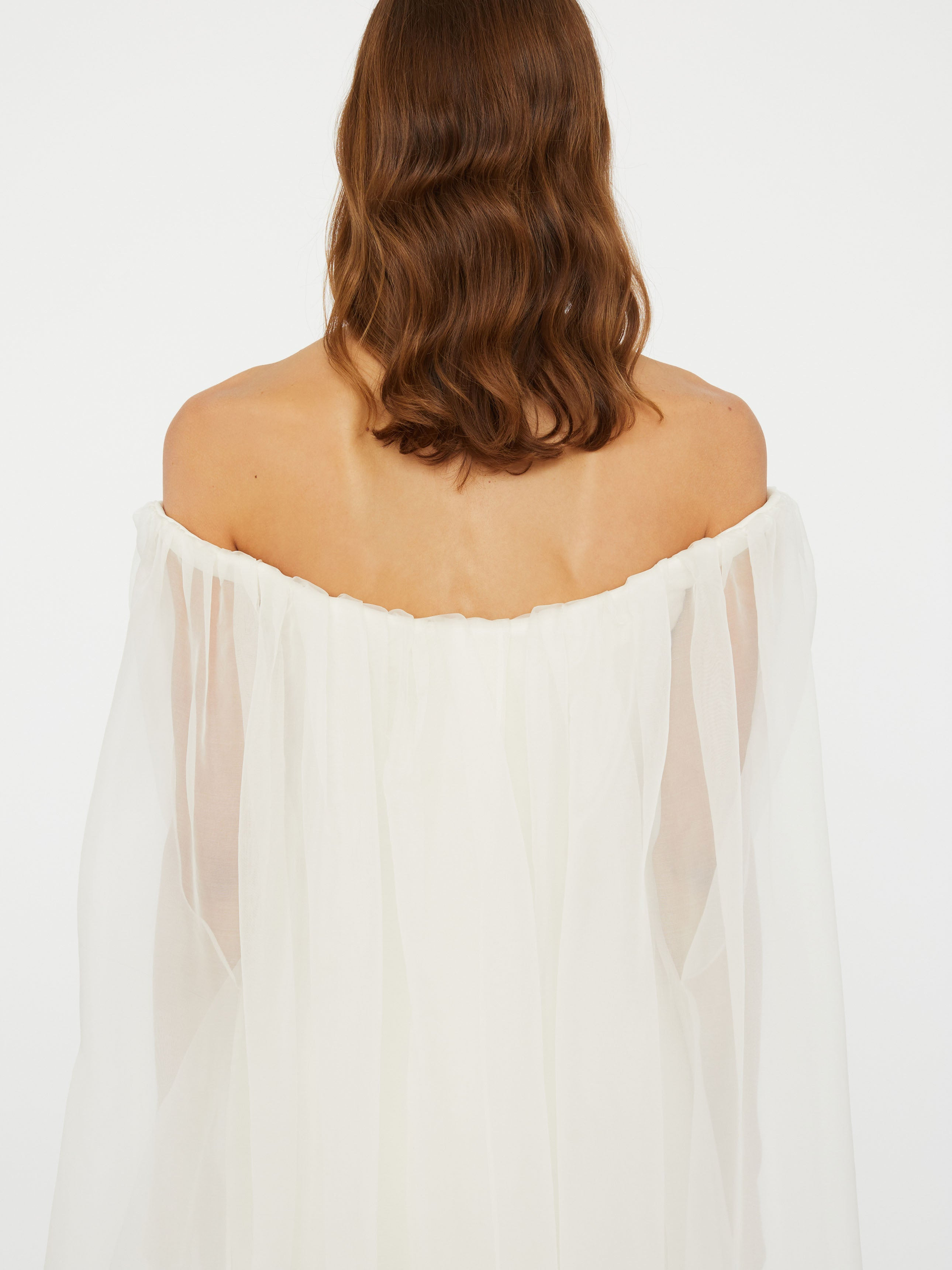 Vapour Overlay Silk Gown - 6