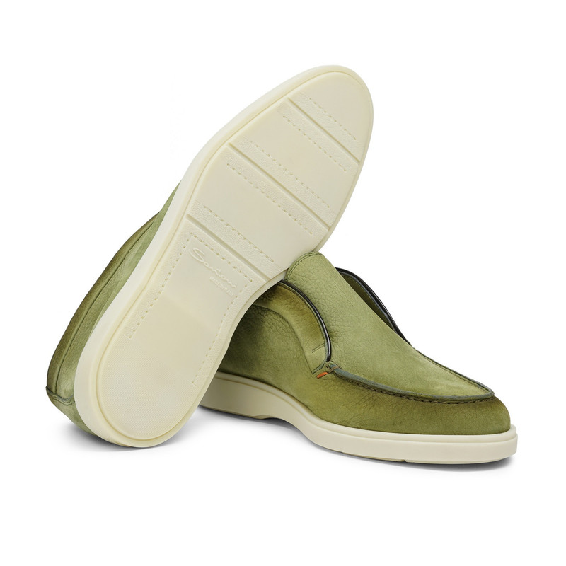 Men's green nubuck desert boot 4