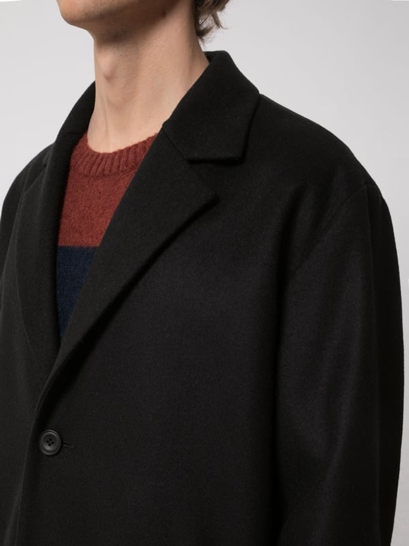 Ruben Deconstructed Coat Black 4