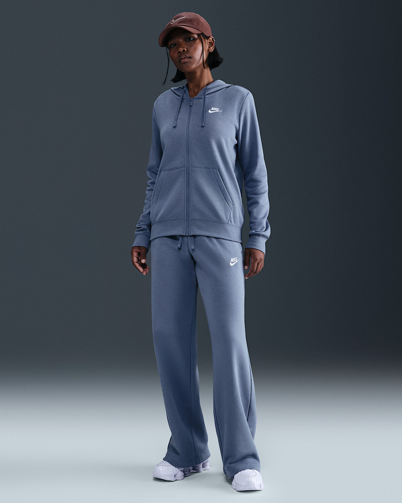 Nike Sportswear Club Fleece Women's Mid-Rise Wide-Leg Sweatpants - 1