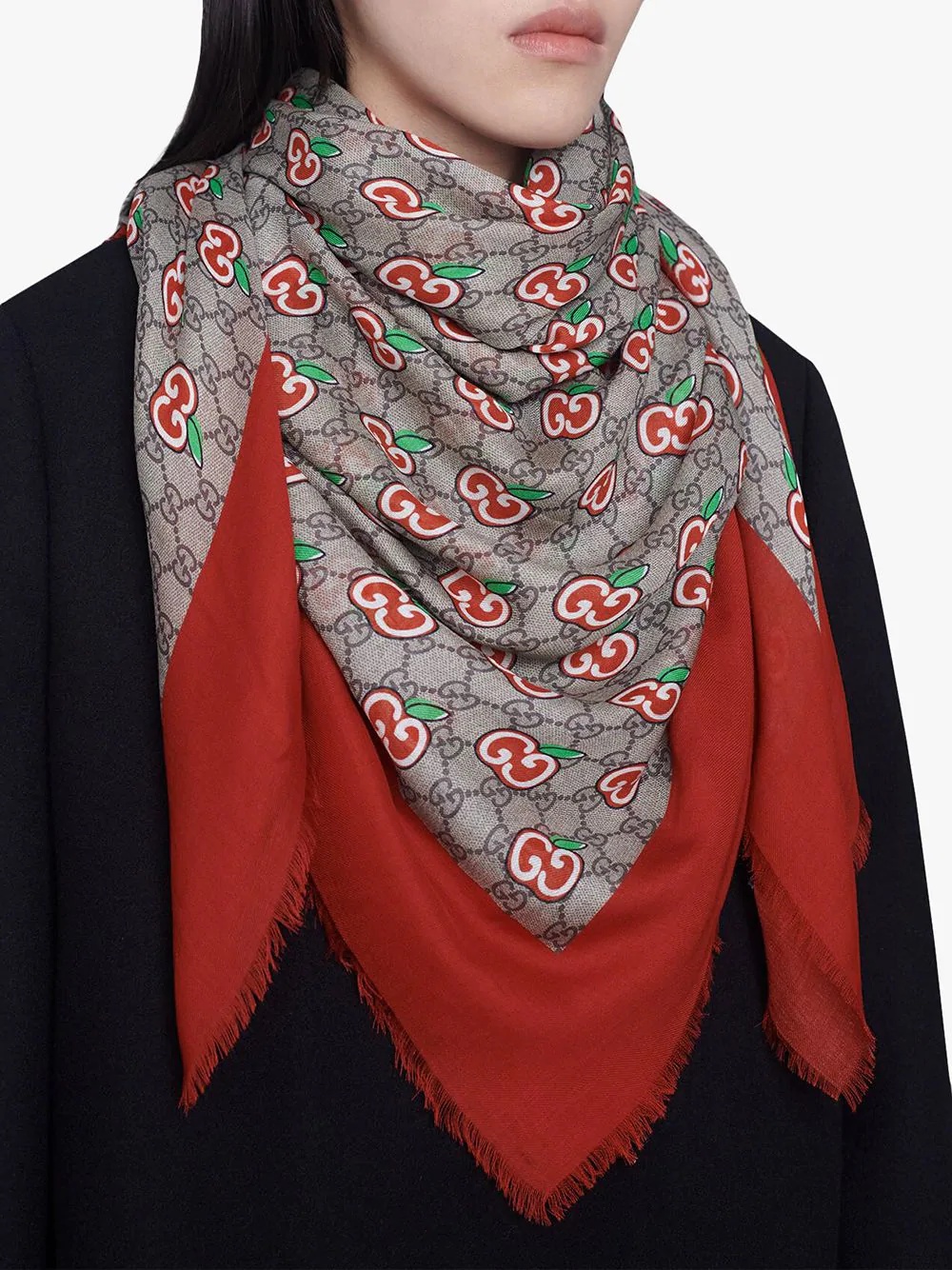 Chinese Valentine's day print shawl - 2