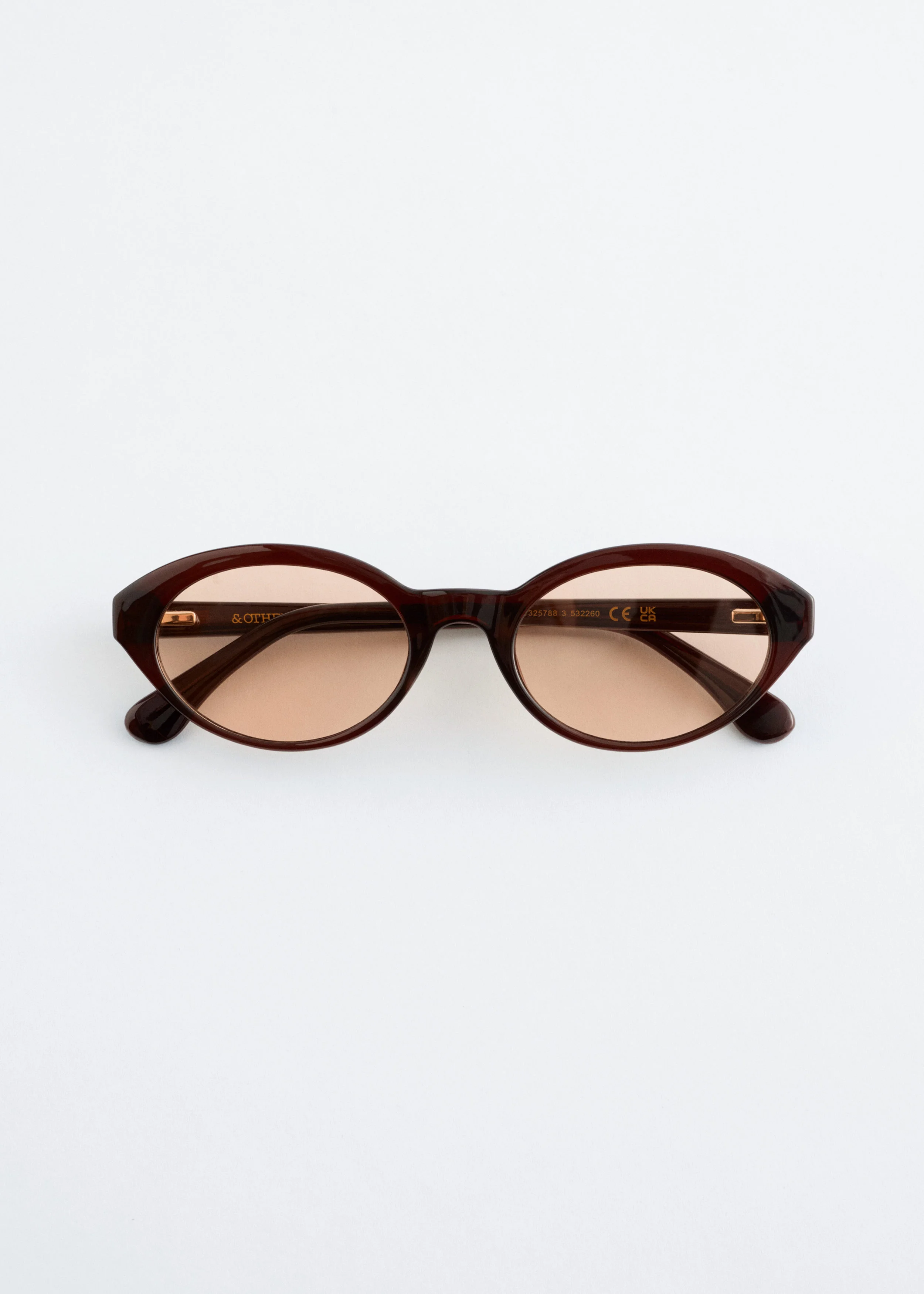 Oval-Frame Sunglasses - 1
