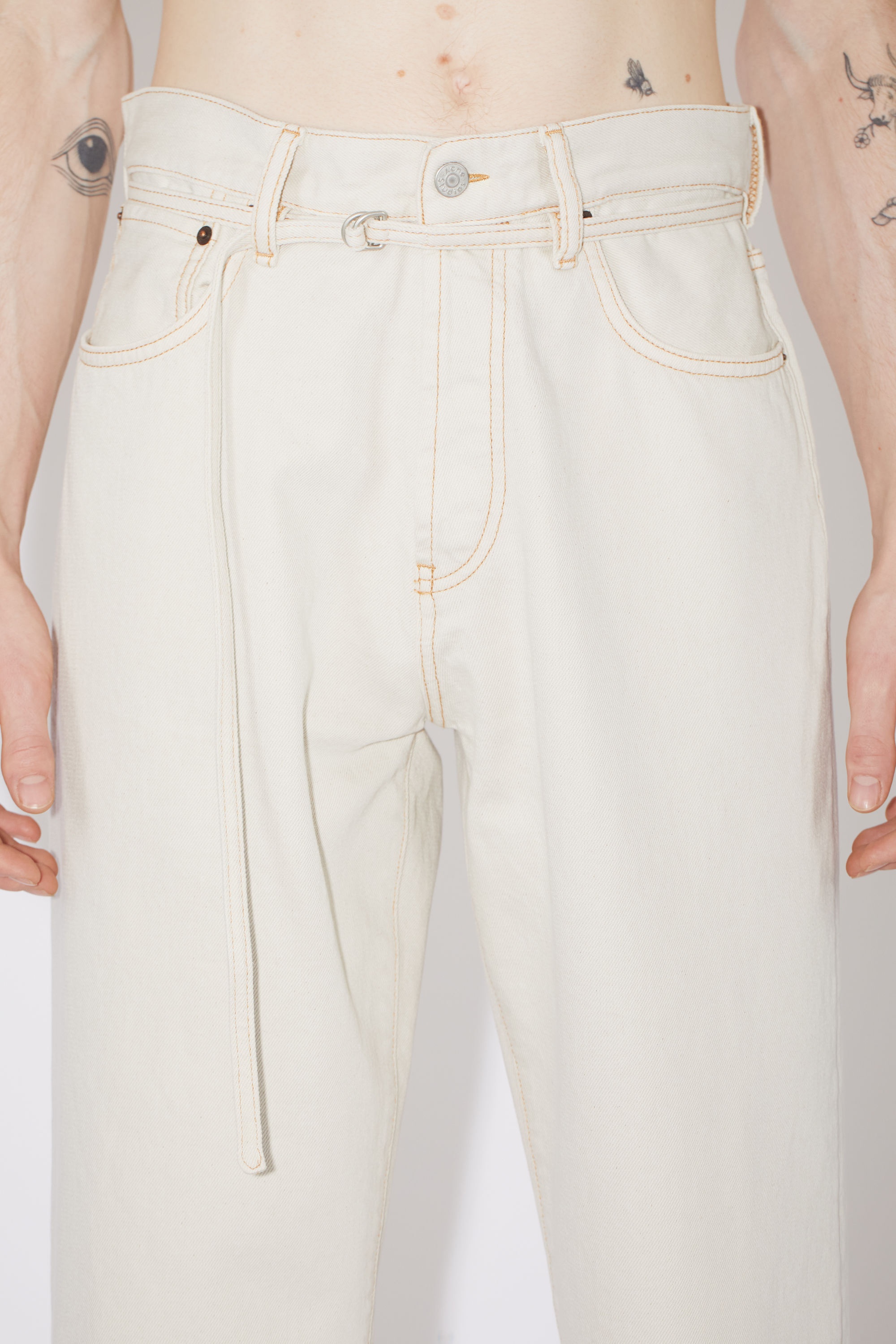 Loose fit jeans - White - 6