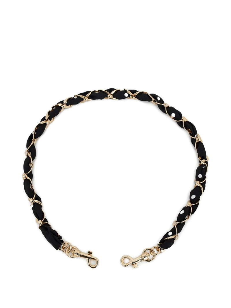 polka-dot chain bag strap 1