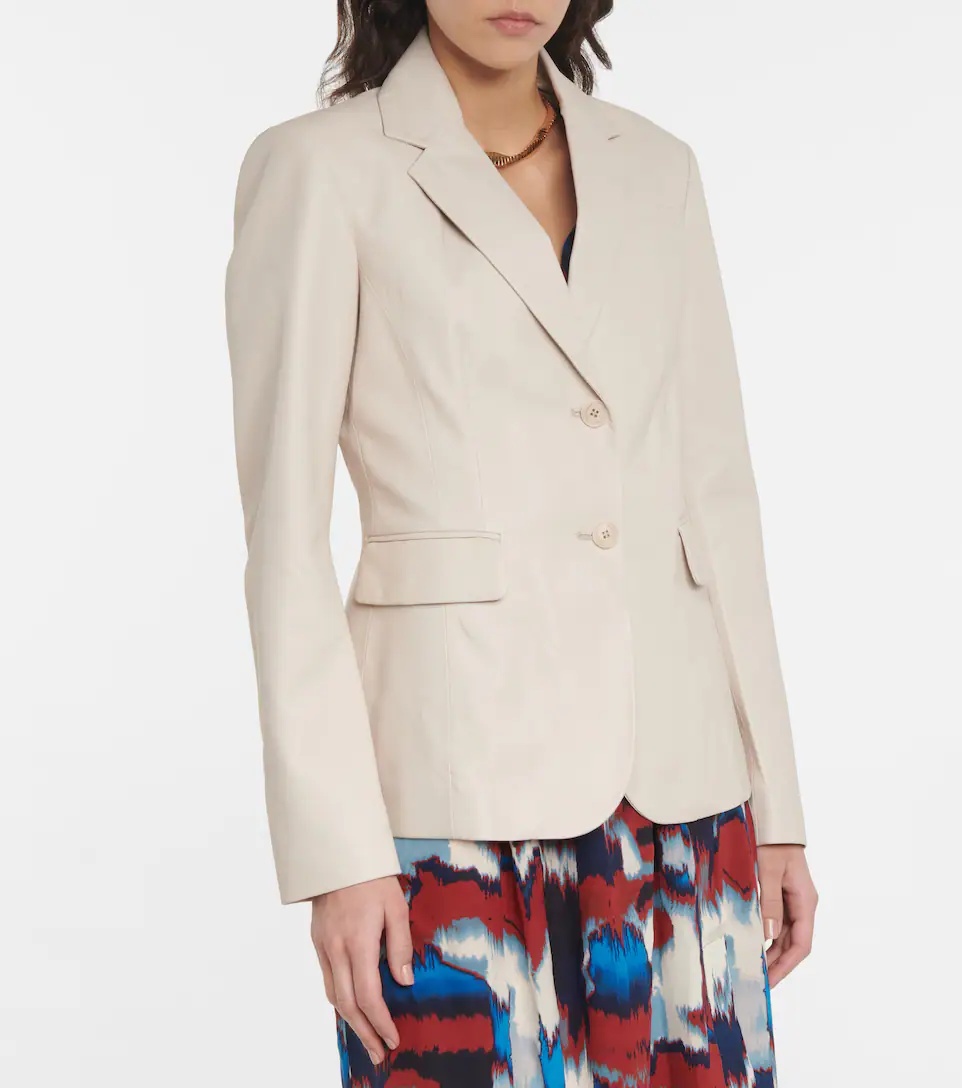 Fenice leather blazer - 6