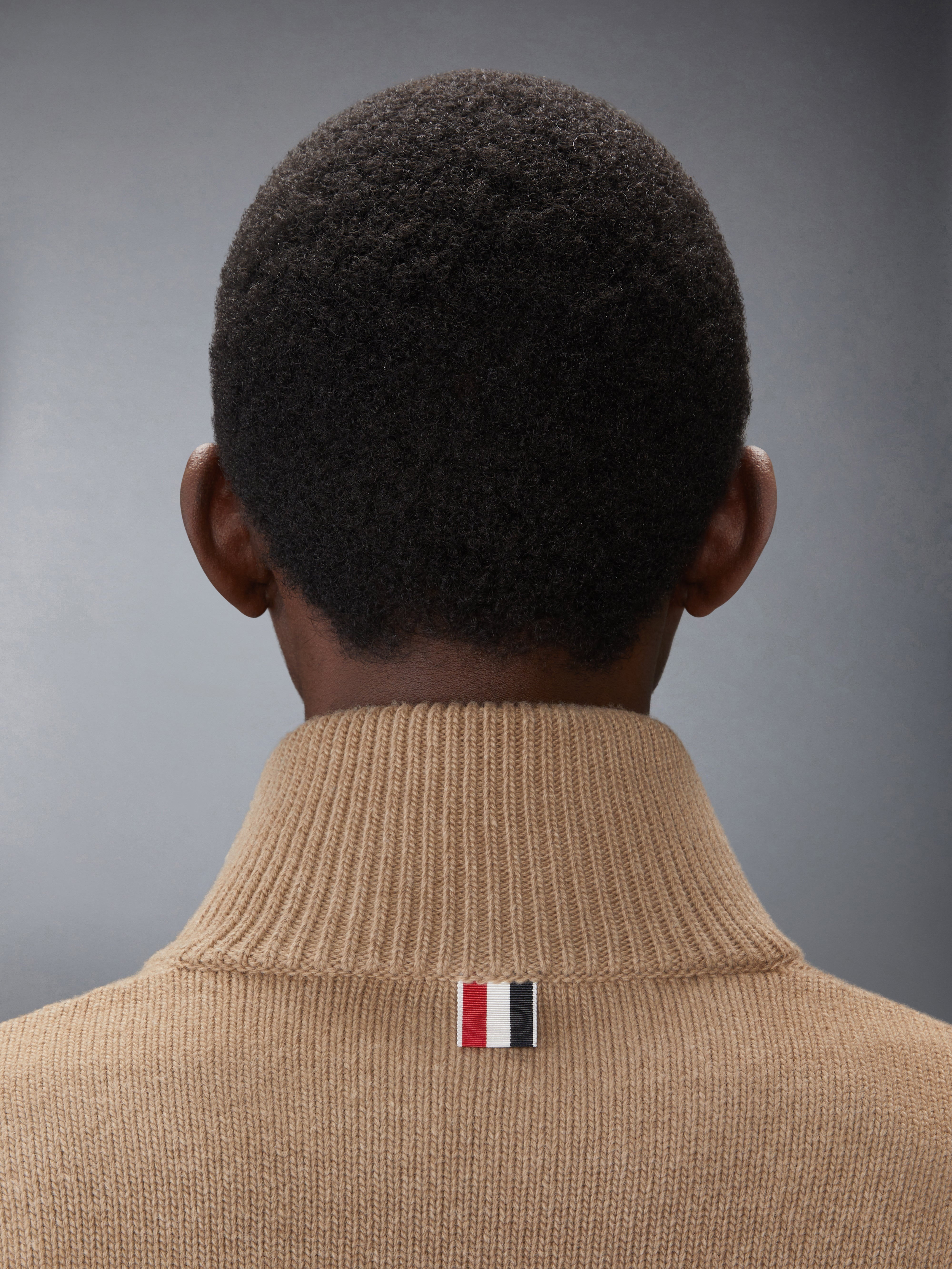 GEESE INTARSIA MERNIO WOOL MOCK NECK PULLOVER - 6