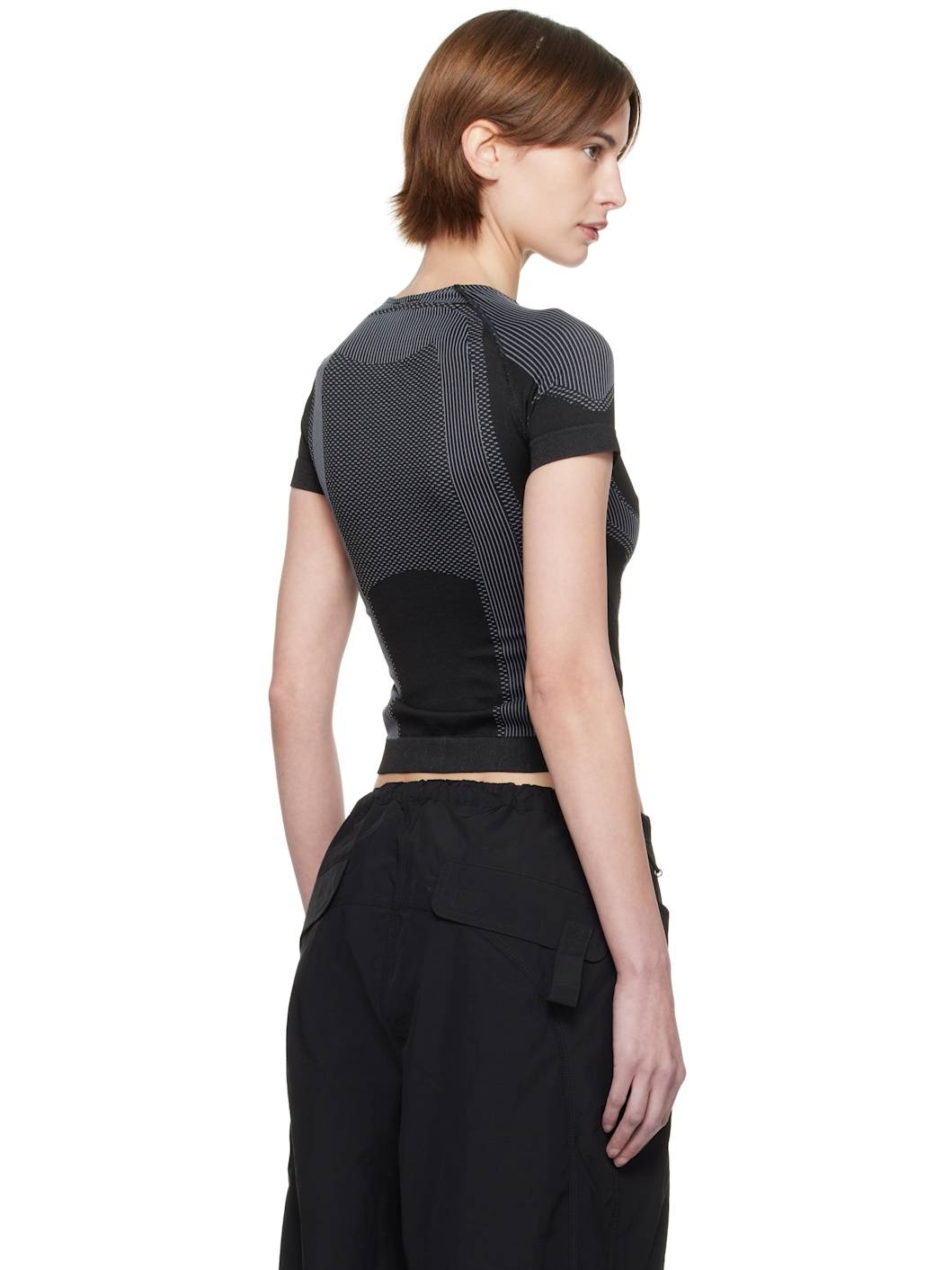 Black Jacquard Sport T-Shirt - 3