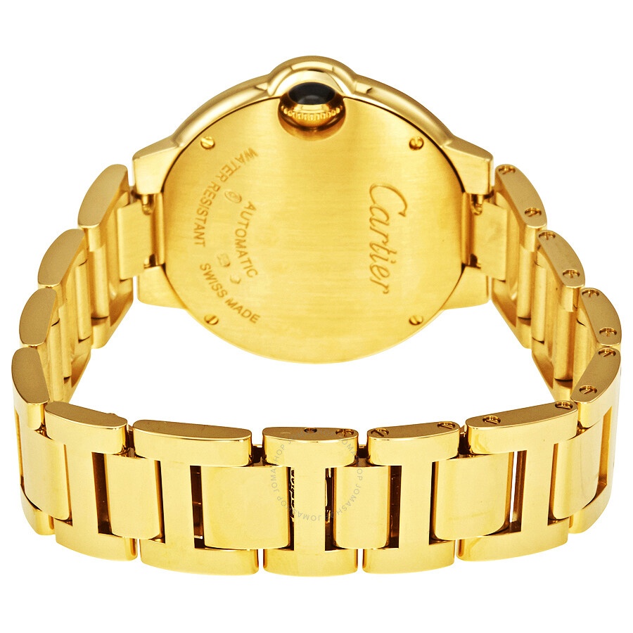 Cartier Ballon Bleu de Cartier 18k Yellow Gold Silvered Opaline Dial Ladies Watch WGBB0005 - 3