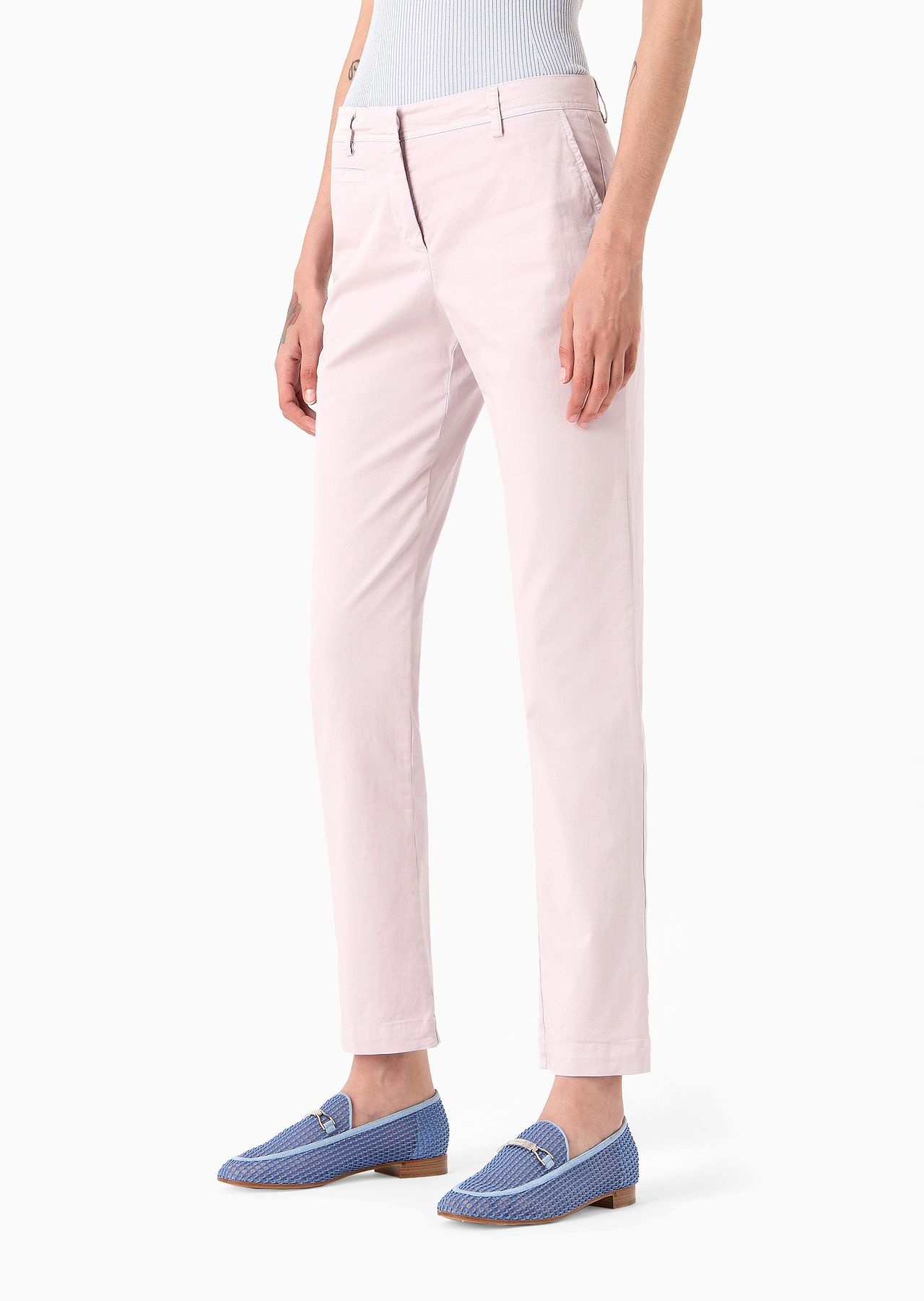 Stretch cotton chinos - 2
