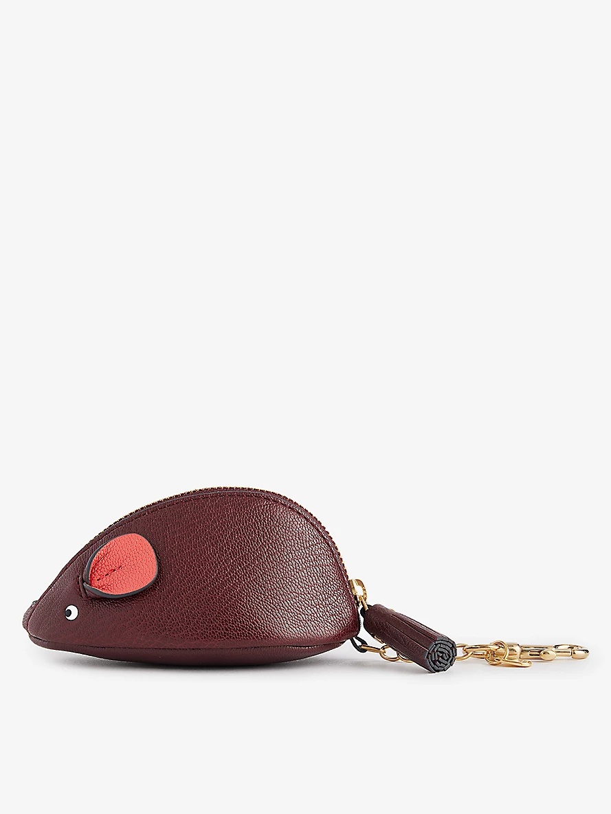 Mouse leather coin purse - 1