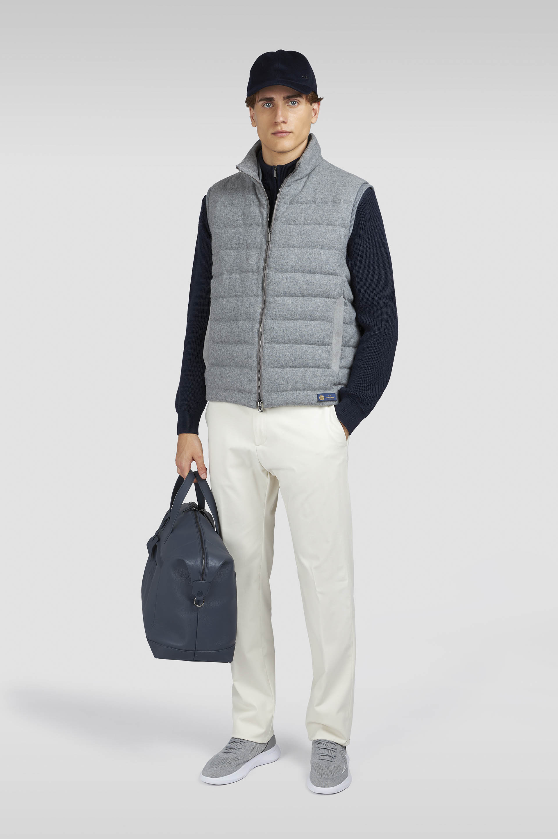 WOOL SILK HALF ZIP SWEATER WITH TYPHOON® SILK - 2