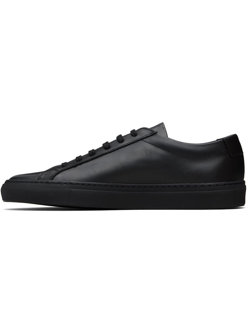 Common Projects Black Original Achilles Low Sneakers outlook
