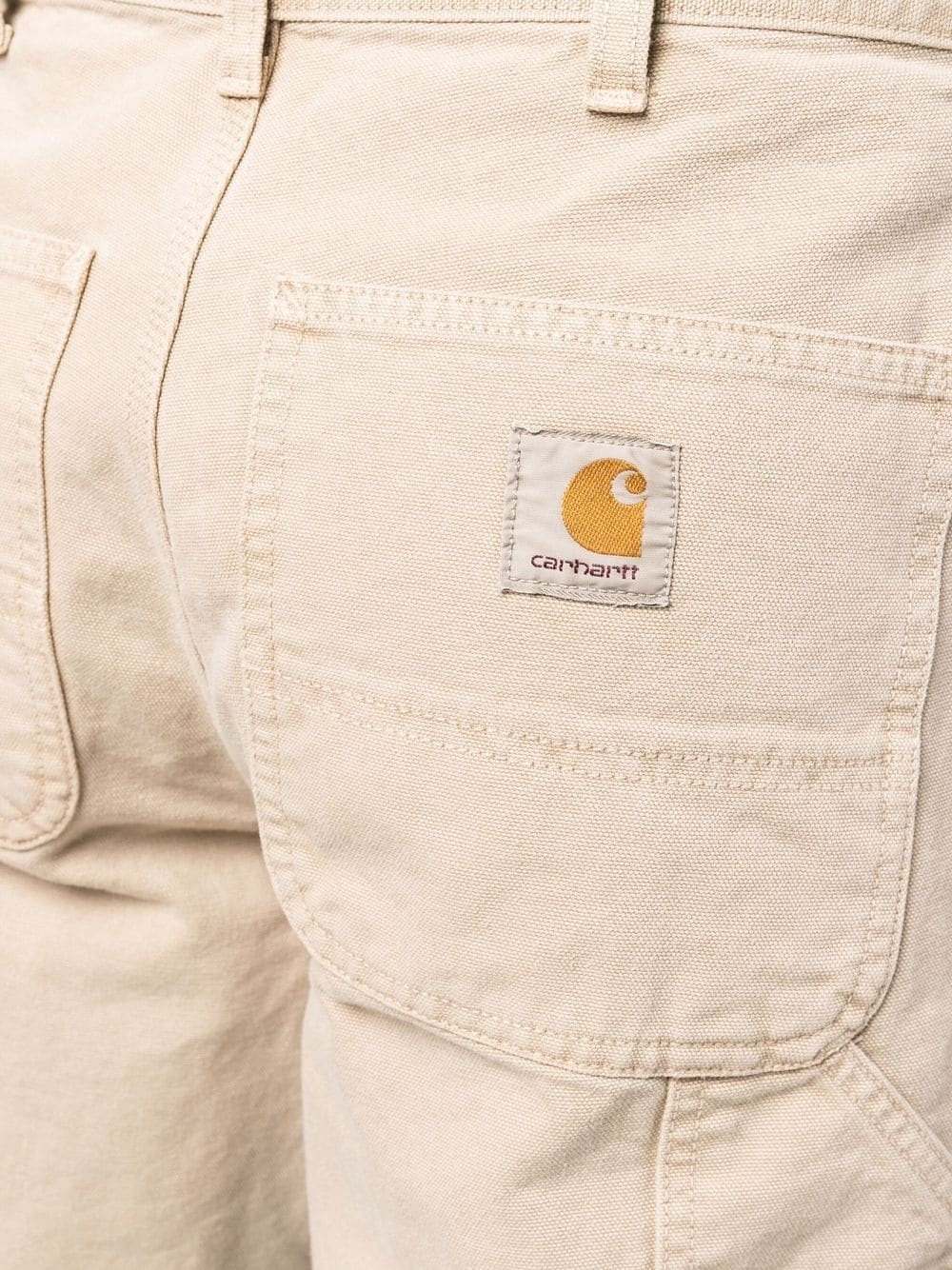 logo-patch chino shorts - 5