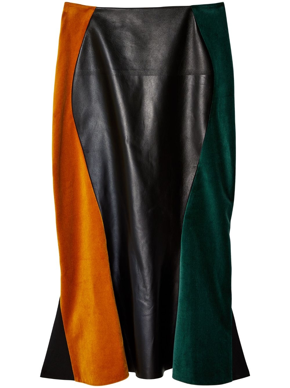 x Erykah Badu colour-block midi skirt - 1