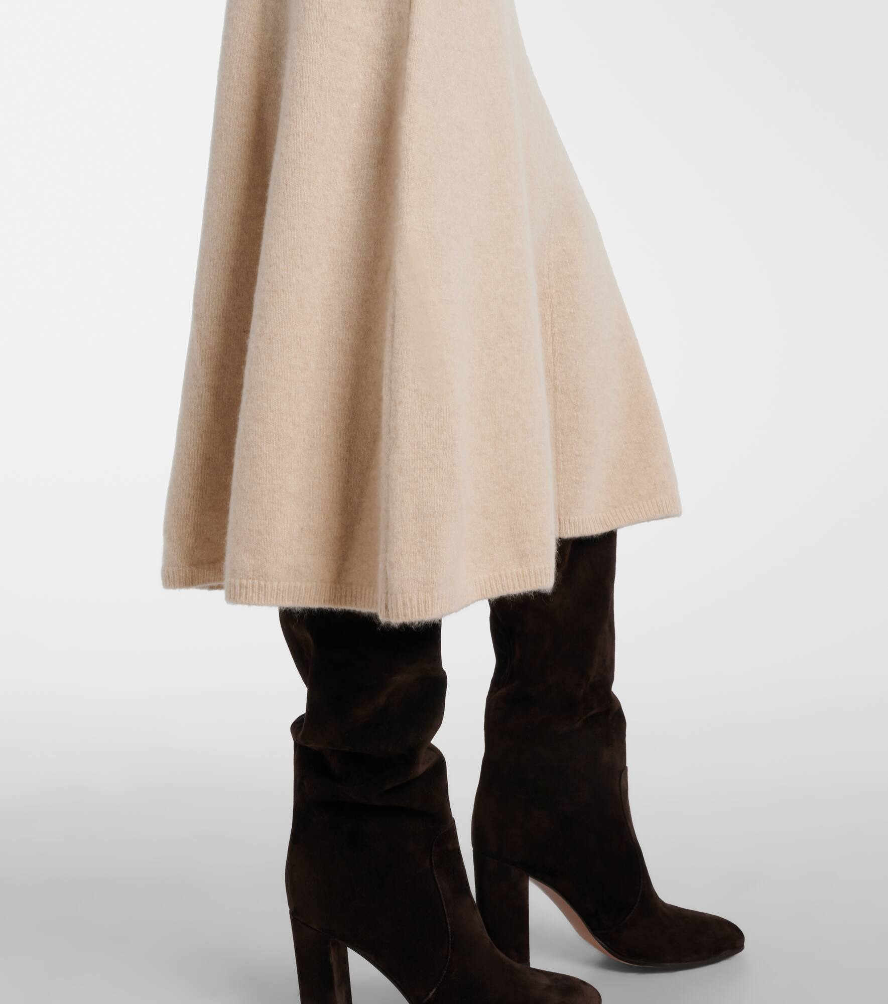 Cashmere-blend sweater dress - 5