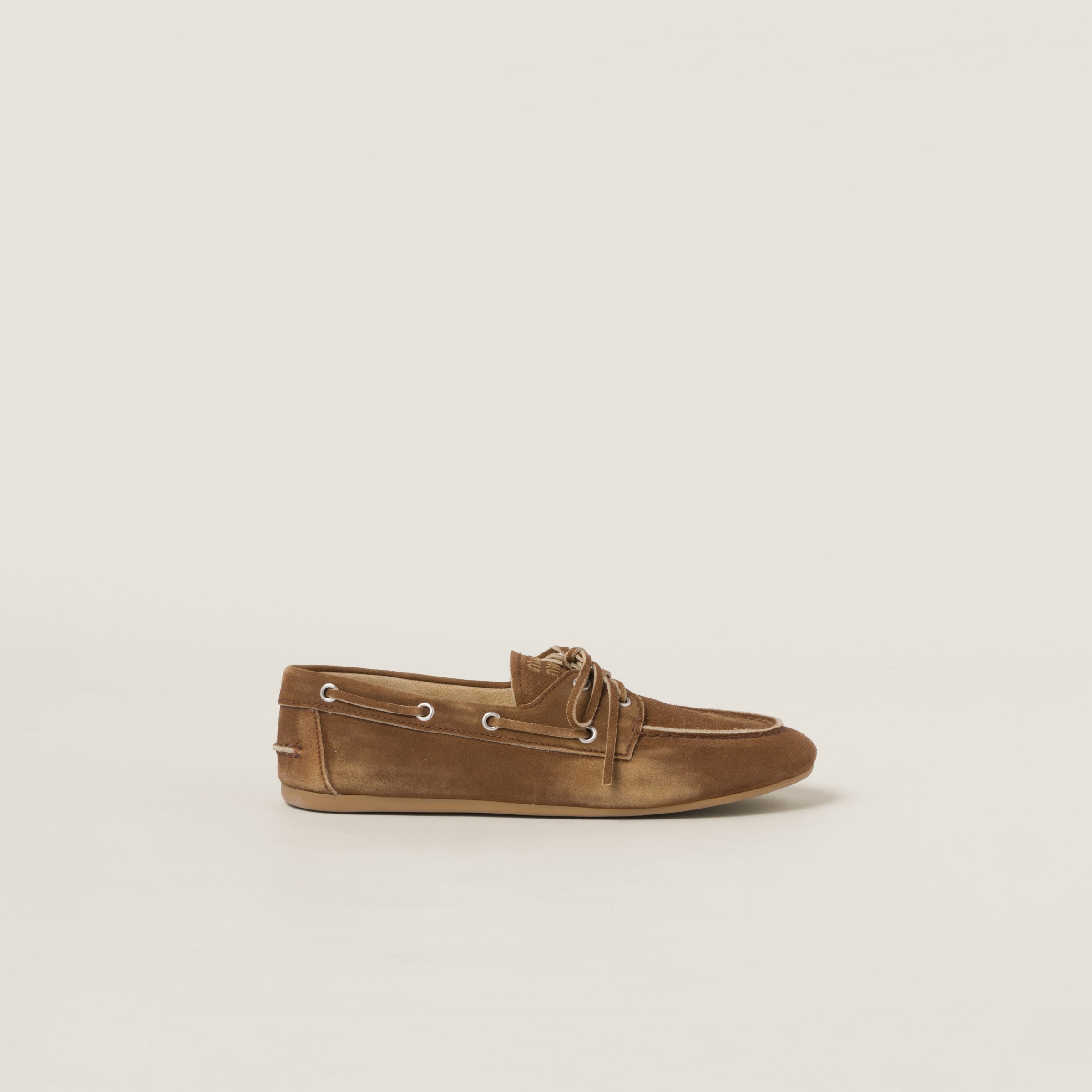 ローファー・オックスフォード MiuMiu | RUNWAY Faded unlined suede loafers Miu Miu Faded unlined suede loafers | REVERSIBLE