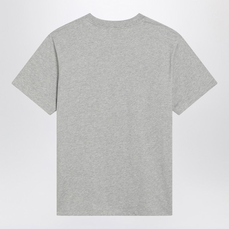 Ami Paris Ami De Coeur Grey T-Shirt Men - 2